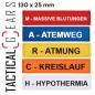 Preview: TDS MEDIC - M-A-R-C-H PATCHES - SET - 130 x 25 MM